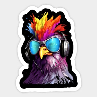 Funky Chicken Sticker